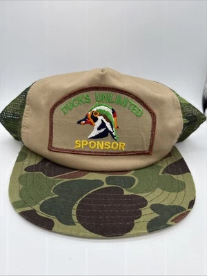 Gorra de camionero Ducks Unlimited camuflaje Snapback sombrero patrocinador Foto 1 de 4