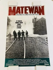 1987 MATEWAN ORIGINAL ROLLED 27x41 MOVIE POSTER W VA COAL MINING JOHN SAYLES - Picture 1 of 12