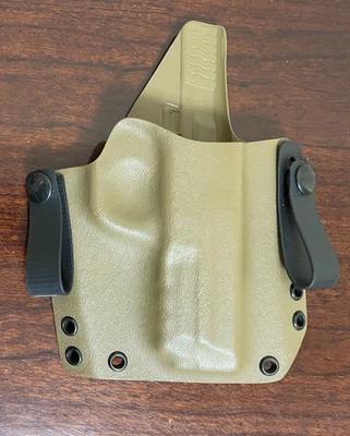 Raven Concealment (RCS) Phantom Holster M&P 9 Full Size RH Kydex IWB & OWB FDE - Image 1 of 4