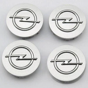 4 pezzi 65 mm per Opel coprimozzo copricerchio coprimozzo grigio copriruota - Foto 1 di 3