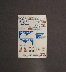 2008 Custom Regan Smith #01 Principal 1/64 Peel & Stick Decals - Picture 1 of 1