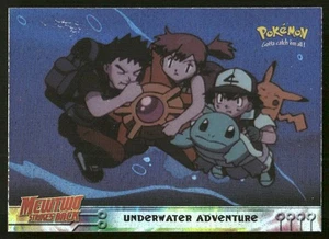 Underwater Adventure [Rainbow Foil] #17 Pokemon 1999 Topps Movie LP - Picture 1 of 2