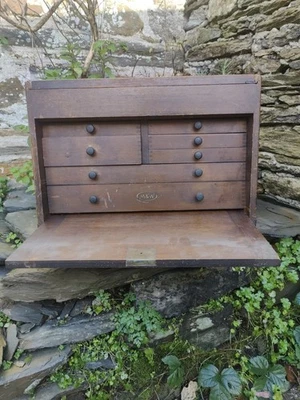 Engineers Travelling Chest Nest Drawers Tool Box Moore & Wright  - Image 1 of 4