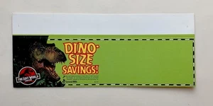 Jurassic Park THE LOST WORLD Movie/General Mills Shelf Talkers ~ RARE~ HTF - Picture 1 of 3