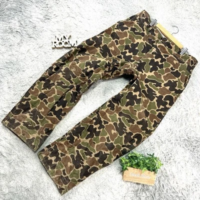 L.L.Bean USA Camouflage Work Pants Men size M Used - Image 1 of 4