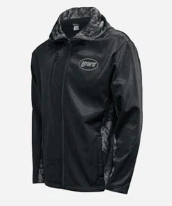Lews Fishing Prym 1 Angler Kapuzenjacke Schwarz Grau Camouflage Herren L - Bild 1 von 8