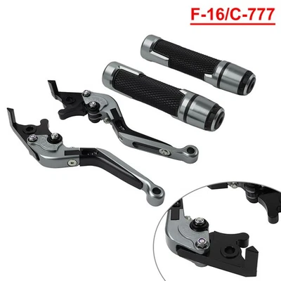 Folding Extendable Brake Clutch Lever Handle Grip Set For Yamaha FJR XJR 1300 - Image 1 of 4