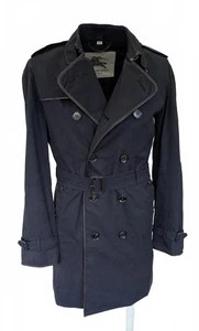 Burberry England Luxus Lederbesatz Trenchcoat IT 48 UK 38" Brustumfang S Small - Bild 1 von 11