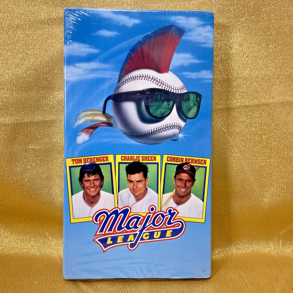 Major League (1989, VHS 1990) 1st Print Sealed Paramount Watermark Heavy Tape - Image 1 of 4