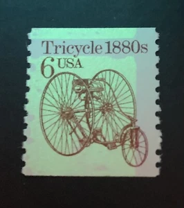 Scott 2126 - MNH - Tagging Shift Error - 6c Dreirad, Transportspule - EFO - Bild 1 von 2