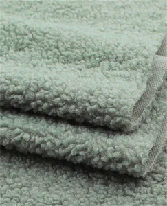 100CM Faux Lamb Wool Sherpa Teddy Fleeced Thicken Suede Fabric Warm DIY Clothing - Picture 1 of 40