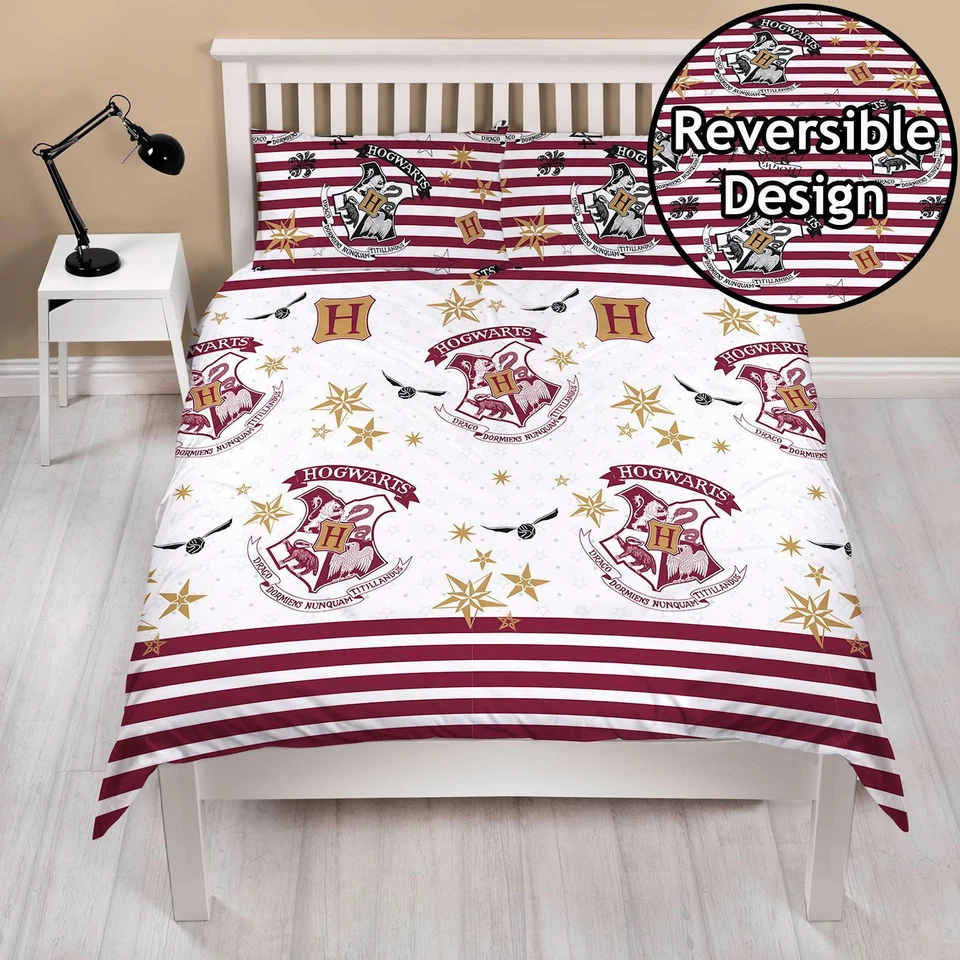 2018 Design Harry Potter Double Rotary Duvet Cover Bed Set Fast DISPATCHED