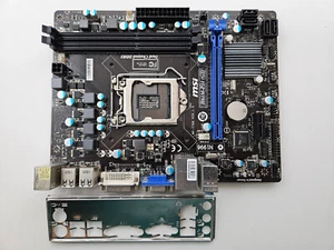 MSI H61M-P31 ( G3 ) MS-7788 DDR3 Sockel 1155 microATX Motherboard - Bild 1 von 2