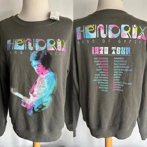 JIMI HENDRIX BAND OF GYPSYS (2020) Official NWT 1970 Tour Dates Sweatshirt Small - Picture 1 of 6