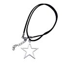 Simple Hollow Star Necklace Fashion Clavicle Chain Choker Neck Chain Jewelry