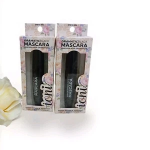 DRAMATIC BLACK MASCARA INSTANT FULL VOLUME THICKNESS JUMBO BRISTLE BRUSH Pack 2 - Picture 1 of 4