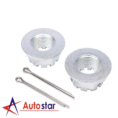 Juego de 2 tuercas y pasadores de castillo de eje trasero para Honda TRX250EX Sportrax 250 2001-2008 Foto 1 de 4