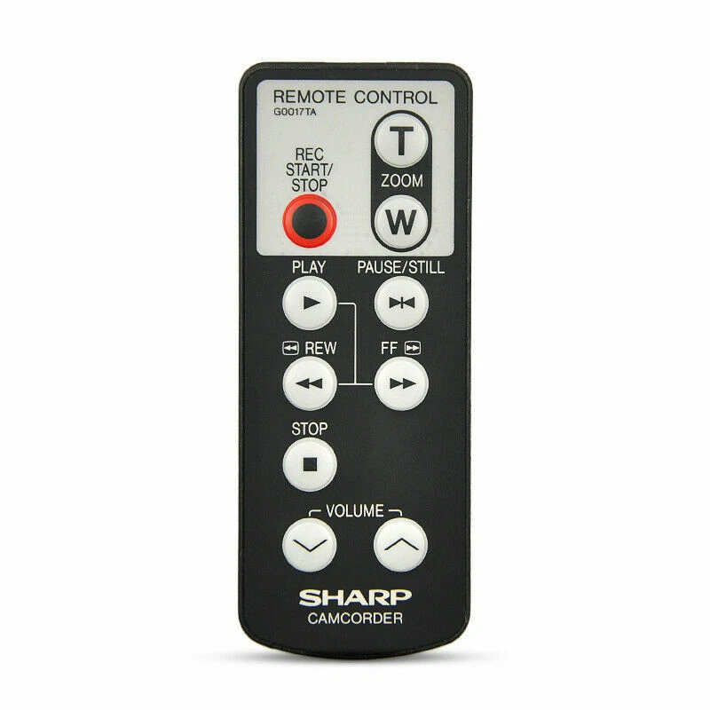 Remote Control G0054TA fit Sharp Camcorder VLE39 VLE660 VLE720 VLE600U VLSE10U - Image 1 of 1