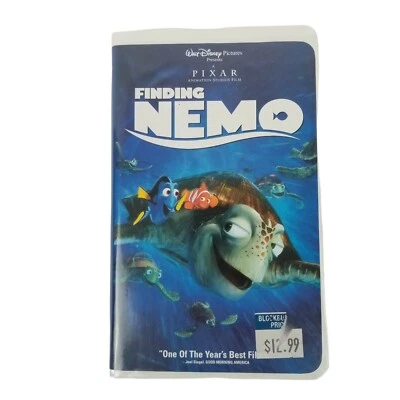 Finding Nemo (VHS, 2001) Disney Pixar Movie With Clamshell Case - Imagem 1 de 4