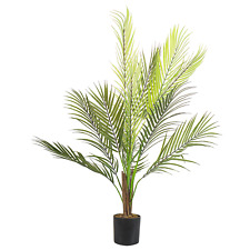 Plante Artificielle en Pot pour l'Intérieur de 83 cm Pot Noir Areca Palm