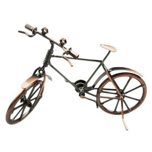 Handmade Iron Craft Bicycle Model Retro Bike Home Office Art Decoration Gift - Picture 1 of 9