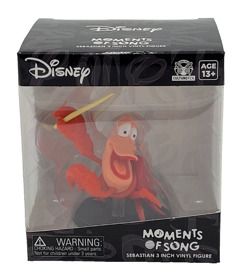 Disney Moments of Song Sebastian The Little Mermaid Vinyl Figure Culturefly 3 In