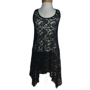Cover Charge Black Lace Dress Cover Up Medium - Picture 1 of 3