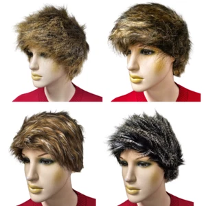 Sombrero de piel natural vintage años 80 para mujer sombrero de invierno pelo largo piel sombrero de invierno surtido - Imagen 1 de 5