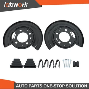 Labwork Pair Brake Dust Shield Backing Plates Rear 924-212 For Ford F-350 F-450 - Bild 1 von 14