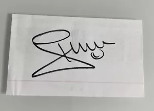 Johan Hedberg handsignierte signierte Karteikarte Pittsburgh Penguins - Bild 1 von 2