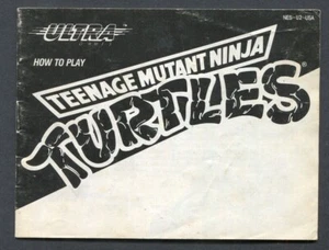 Nintendo TMNT Teenage Mutant Ninja Turtles NES Manual Only, 1989 No Game - Picture 1 of 2