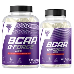 BCAA G-FORCE 90-180 Cápsulas - Alta Dosis BCAA para Musculación y Regeneración - Imagen 1 de 19