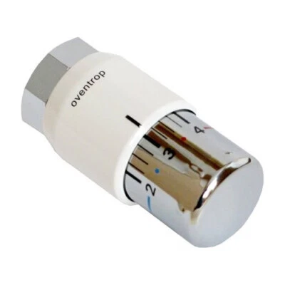 Oventrop Uni SH Thermostatkopf Heizkörper Regler Design weiß chrom M30 x 1,5 - Bild 1 von 2
