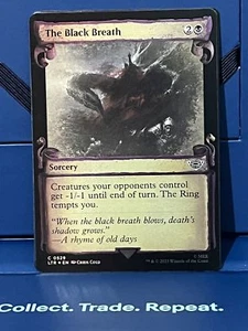 MTG Lord of the Rings The Black Breath (Showcase Scrolls) Foil - Picture 1 of 1