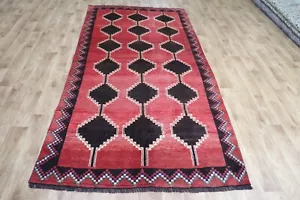 ALFOMBRA ORIENTAL ANTIGUA HECHA A MANO DE LANA PERSA 275 X 135 CM - Imagen 1 de 8