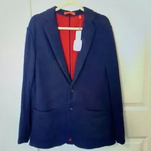 2XL Tori Richard Honolulu Monterey Blazer Navy NWT Work Office - Picture 1 of 6