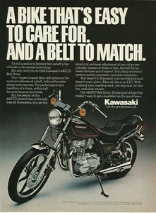 1981 Kawasaki 440LTD Belt Drive vintage print ad Motorcycle advertisement - Picture 1 of 1