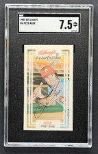 1983 Kellogg's 3-D Super Star Pete Rose  SGC 7.5