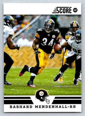 2012 Score Glossy #195 Rashard Mendenhall (ref 223783) - Image 1 of 2