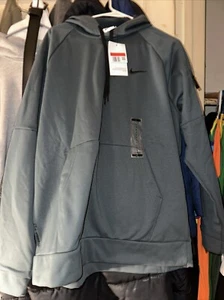 LG NIKE therma-fit Hoodie Dark Grey - Picture 1 of 5