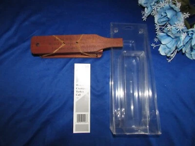 CAJA PAVO MODELO 102 CAMPEÓN MUNDIAL THOMASVILLE GA. LYNCHS DE COLECCIÓN LLAMAR CAJA ORIGINAL Foto 1 de 4