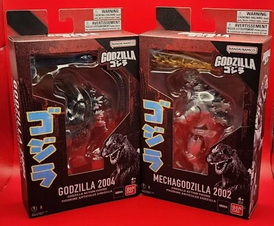 Bandai Godzilla 2004 & Mechagodzilla 2002 6 Inch Action Figure NEW/SEALED - Image 1 of 4