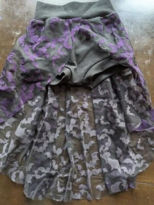 Custom Velvet Bats Shorties With Attached Skirt Girls Clothing - Size 4/5 - Picture 1 of 2
