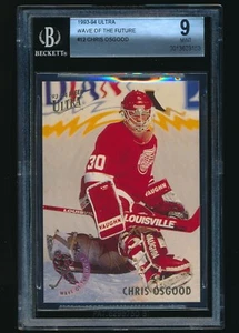 1993-94 Fleer Ultra Wave of the Future rookie #12 Chris Osgood rc BGS 9 - Picture 1 of 2
