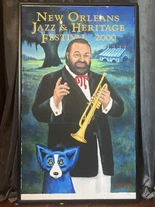 2000 New Orleans Jazz & Heritage Festival Plster by G Rodeigue featuring Al Hirt - Picture 1 of 7