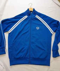 Sergio Tacchini mens track top size XXL blue tracksuit - Picture 1 of 5
