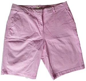 Joules Shorts Womens Size 14 Carpink Cruise Long Soft Cotton Elastane Logo - Picture 1 of 10