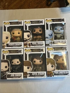 Funko Pop! Game Of Thrones Lot X6 - # 03 04 06 07 09 21 , Snow, Drogo, Stark - Bild 1 von 21