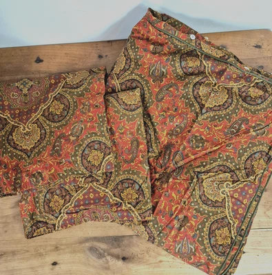 Set Ralph Lauren Home Full/Queen Equestrian Paisley Duvet & 2 Euro Shams - Image 1 of 4