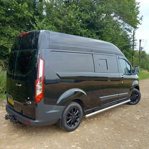 2014 FORD TRANSIT CUSTOM TREND 290 E-TECH PANEL/CAMPER/DAY VAN.BLACK - Picture 1 of 24